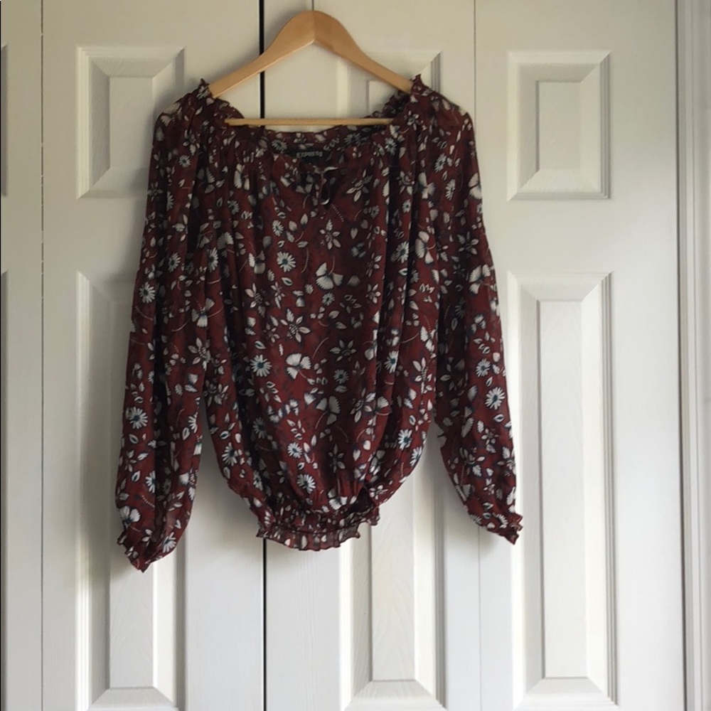 Floral printed blouse